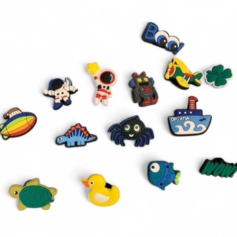 Bundle of boys shoe charms